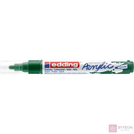 Akril marker EDDING 5100 M 2-3 mm sötétzöld