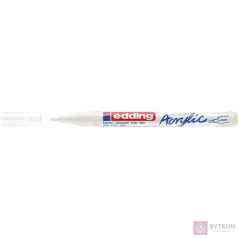 Akril marker EDDING 5300 F 1-2 mm fehér