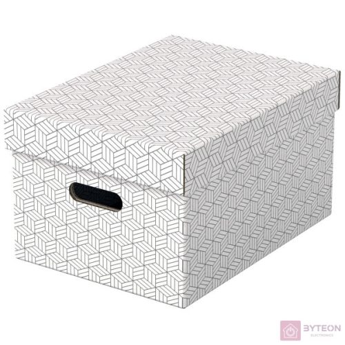 Tárolódoboz ESSELTE Home M méret fehér 3db/csomag