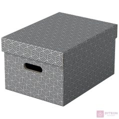 Tárolódoboz ESSELTE Home M méret szürke 3db/csomag