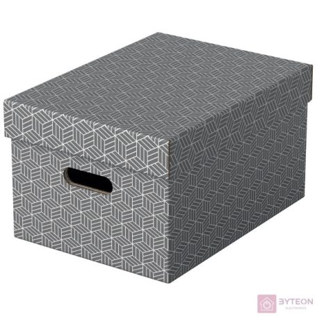 Tárolódoboz ESSELTE Home M méret szürke 3db/csomag