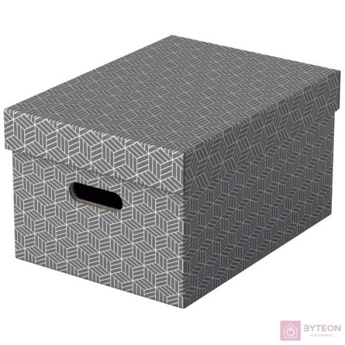 Tárolódoboz ESSELTE Home M méret szürke 3db/csomag