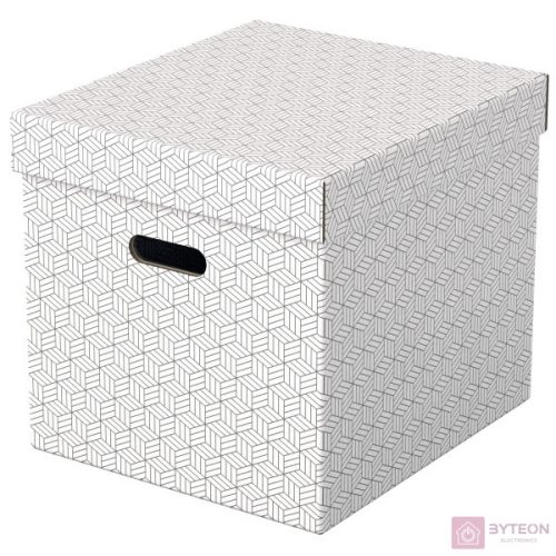 Tárolódoboz  ESSELTE Home kocka alakú fehér 3db/csomag