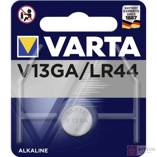 Elem gomb VARTA V13GA/LR44/A76