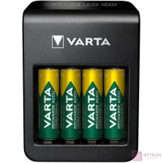 Akkumulátor töltő VARTA LCD Plug + 4 db AA 2100 mAh