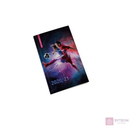Diák zsebkönyv REALSYSTEM papírborító 125x205mm foci 2022-2023