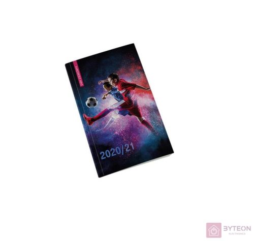 Diák zsebkönyv REALSYSTEM papírborító 125x205mm foci 2022-2023