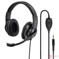 Headset vezetékes HAMA HS-P350 Jack 3,5" fekete