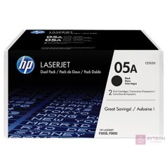 HP 05X (CE505D) - Fekete, 2db-os
