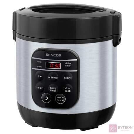 Rizsfőző SENCOR SRM 0650SS 350W 0,6 liter többfunkciós szürke