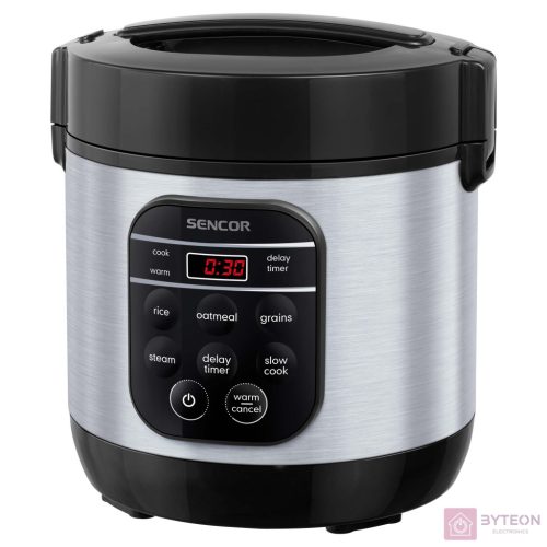 Rizsfőző SENCOR SRM 0650SS 350W 0,6 liter többfunkciós szürke