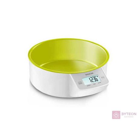 Tálas konyhai mérleg SENCOR SKS 4004GR 5 kg zöld