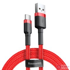 USB-USB-C kábel Baseus Cafule 3A 1m (piros)