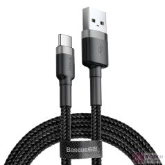 USB-USB-C kábel Baseus Cafule 3A 1m (szürke-fekete)