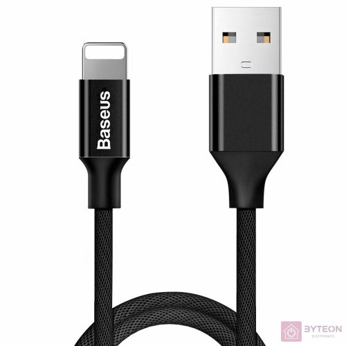 Baseus Yiven Lightning 1,2m 2A kábel - fekete