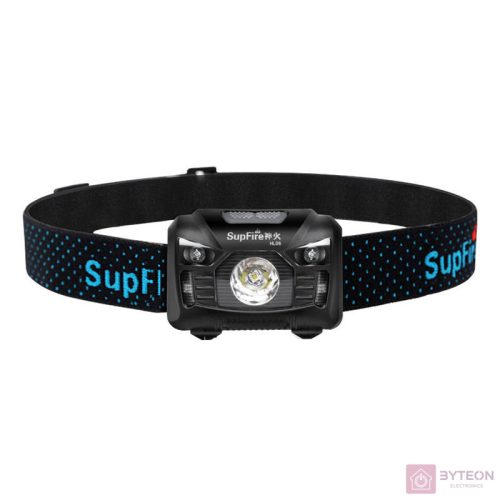 Superfire HL06 zseblámpa, érintés nélküli kapcsolóval, 500lm, USB