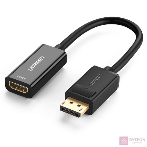 UGREEN MM137 DisplayPort kábel (dugó) - 4K HDMI (aljzat) adapter(fekete)