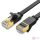 UGREEN NW106 Ethernet RJ45 lapos hálózati kábel, Cat.7, STP, 3 m (fekete)