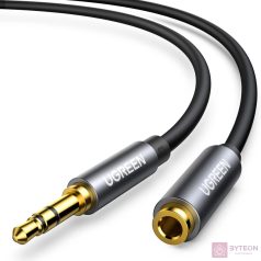   AUX UGREEN audio hosszabbító kábel 3,5 mm-es jack kábel, 3 m (szürke)