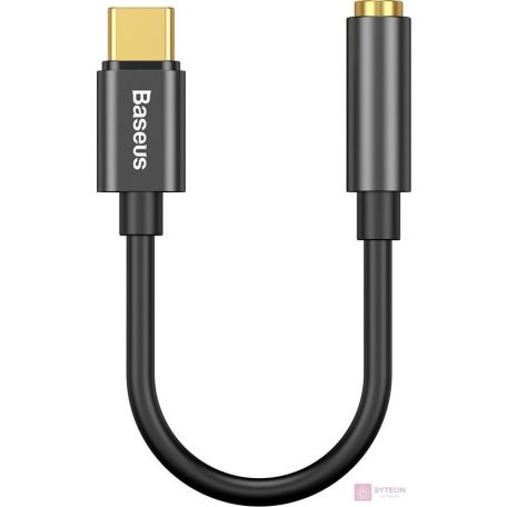 Baseus L54 USB-C audioadapter + 3,5 mm-es mini jack csatlakozó (szürke)