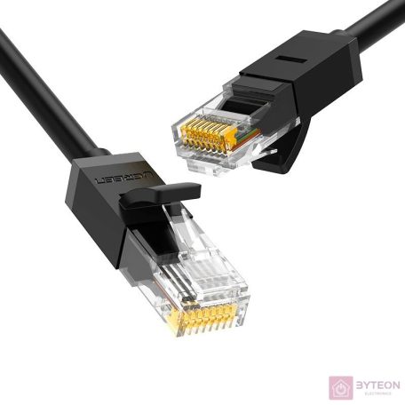 UGREEN Ethernet RJ45 hálózati kábel, Cat.6, UTP, 10m (fekete)