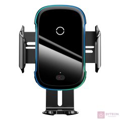   Baseus Light elektromos tartó Qi induktív töltővel (fekete)