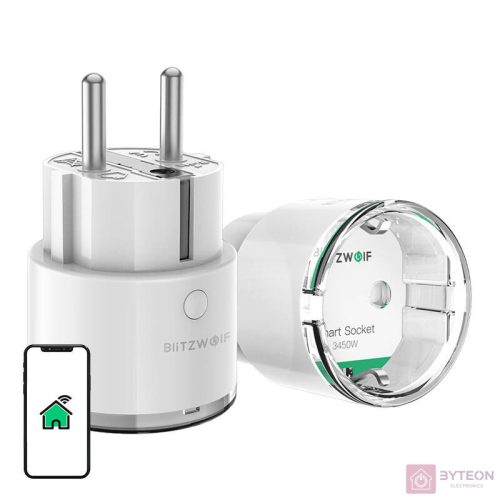 Blitzwolf BW-SHP6 Pro Intelligens aljzat ,WiFi, 15A, 3450W