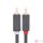 Kábel 2x RCA (Cinch) - 2x RCA (Cinch) UGREEN AV104 1m (fekete)