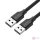 UGREEN US102 USB 2.0MM kábel, 0.5m (fekete)