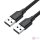 UGREEN US102 USB 2.0MM kábel, 1.5m (fekete)