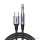 3,5 mm-es mini jack AUX kábel az USB-C UGREEN AV143-hoz, 1 m (szürke)
