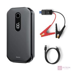   Baseus Super Energy Car Jump Starter Powerbank / Indító, 12000mAh, 1000A, USB (fekete)