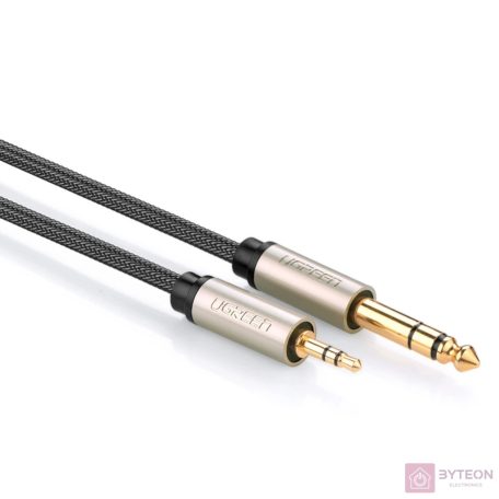 UGREEN AV127 3,5 mm-es jack kábel TRS-hez - 5 m (szürke)