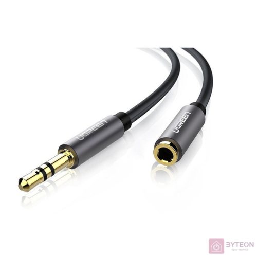 UGREEN AV118 AUX jack audio hosszabbító kábel 3,5 mm, 2 m (fekete)