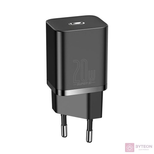 Baseus Super Si gyorstöltő 1C 20W (fekete)