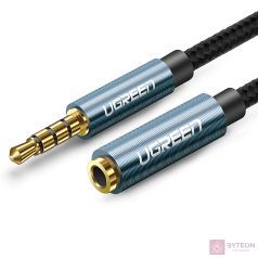   UGREEN AV118 AUX jack audio hosszabbító kábel 3,5 mm, 2 m (kék)