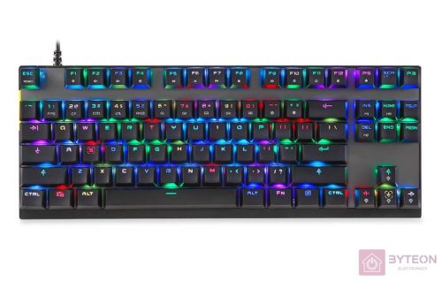 Motospeed K82 Mechanikus játékbillentyűzet RGB (fekete)