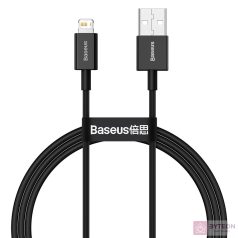   USB-kábel a Lightning Baseus Superior sorozathoz, 2,4A, 1 m (fekete)