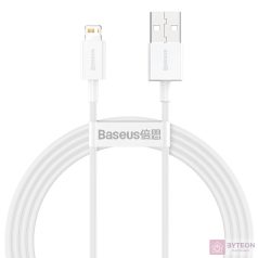   USB-kábel a Lightning Baseus Superior sorozathoz, 2,4A, 1,5 m (fehér)