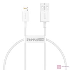   USB-kábel a Lightning Baseus Superior sorozathoz, 2,4A, 0,25 m (fehér)