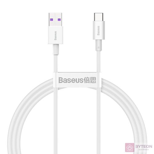 USB-USB-C Baseus Superior Series kábel, 66 W, 1 m (fehér)