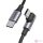 USB-C-USB-C kábel, ferde UGREEN US334 5A, PD 100W, 1m (fekete)
