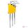 Deli Tools EDL3088 hosszú imbuszkulcs készlet, 1,5-10 mm (ezüst)