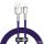 USB-kábel a Lightning Baseus Cafule-hez, 2,4A, 1 m (ibolya)