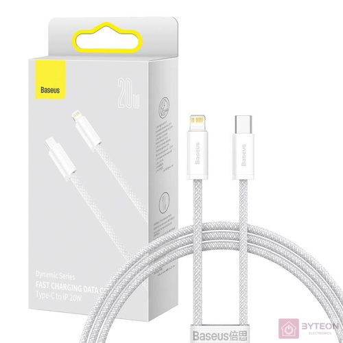 Baseus Dynamic USB-C cable for Lightning, 20W, 1m (white)