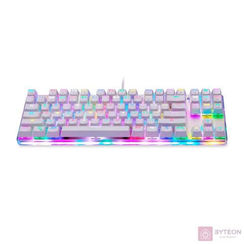Motospeed K87S Mechanikus játék billentyűzet RGB (fehér)