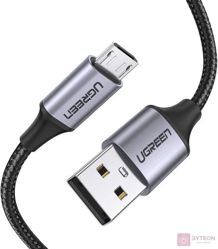 UGREEN US290 mikro USB kábel, 3m (fekete)