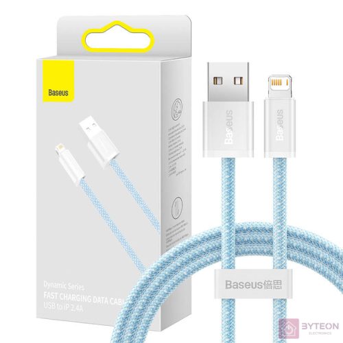 USB-kábel a Lightning Baseus Dynamic, 2,4A, 1m (kék)