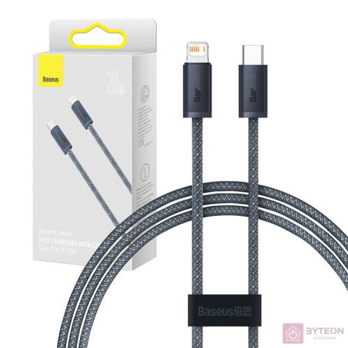 Baseus Dynamic Series USB-C kábel a Lightninghez, 20W, 1m (szürke)