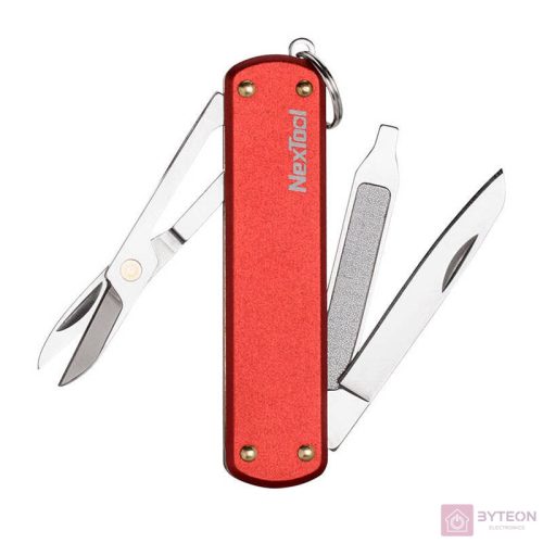 Multifunkcionális mini zsebkés Nextool NE0142 ( piros )